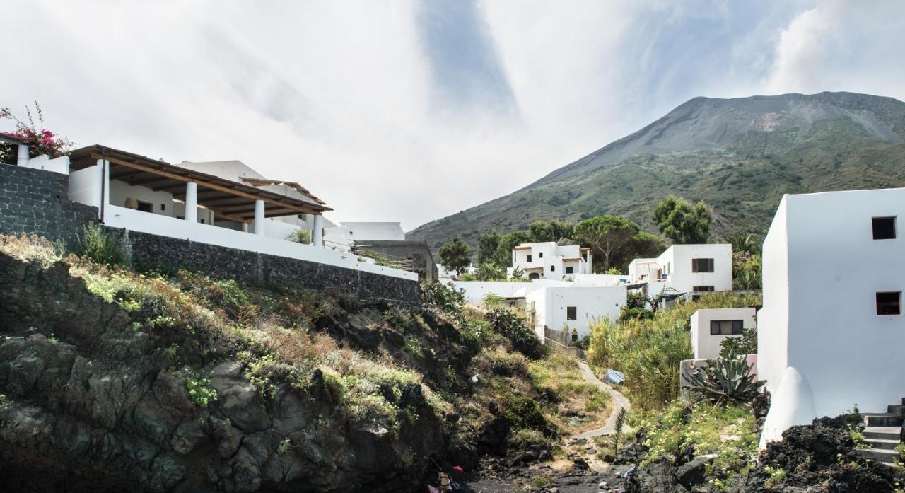 Casa Due Lune Estrómboli Exterior foto